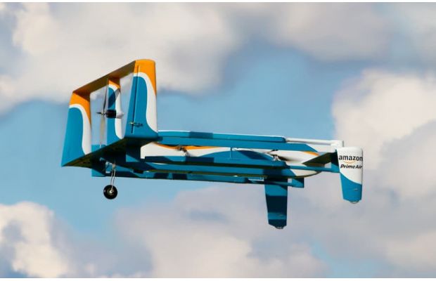Amazon испытывает систему беспилотной доставки вне пределов США