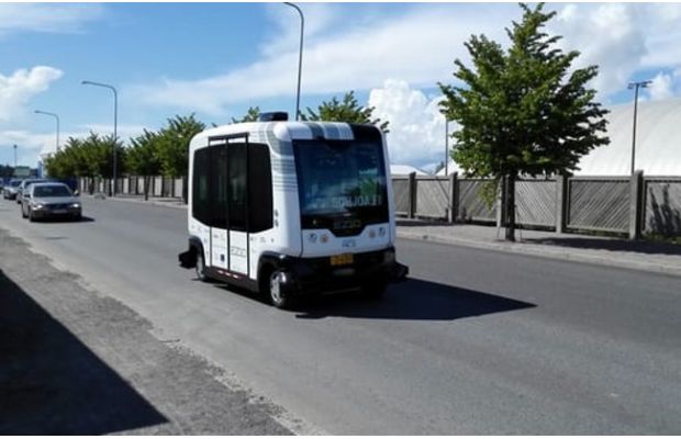 Беспилотные автобусы на городских улицах Хельсинки