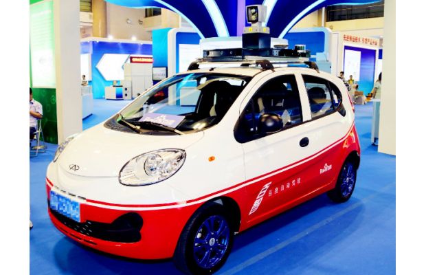 Новый электрический самоходный автомобиль Baidu