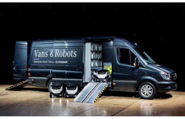 Robovan – система роботизированной доставки товаров от Starship Technologies и Mercedes-Benz Vans (+видео)