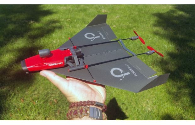 Дрон из бумаги PowerUp FPV (+видео)