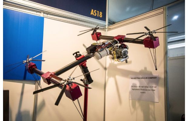 Выносливый дрон SOAPdrones использует бензиновый двигатель для подъема тяжелых грузов