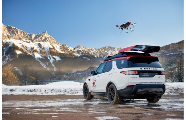 Новый Land Rover в комплекте с дроном (+видео)