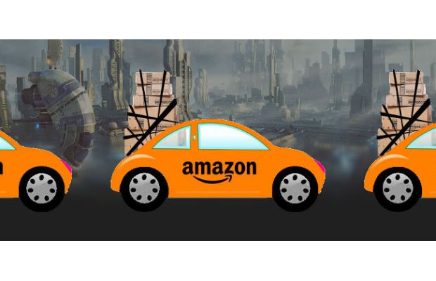 Amazon изучает эффективность беспилотного автотранспорта