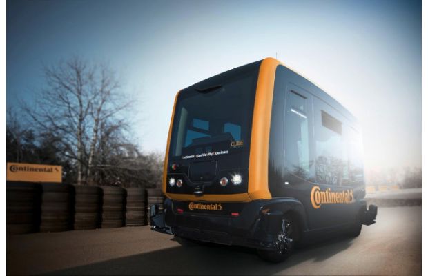 Continental представляет автономный микроавтобус CUbE (+видео)
