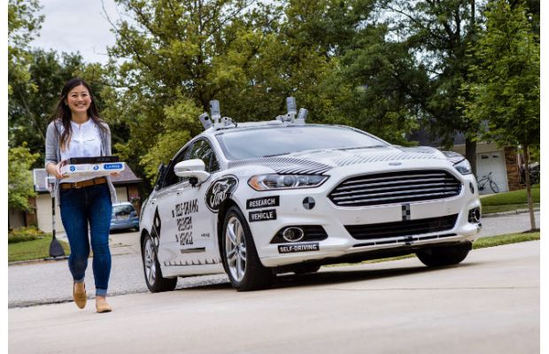 Беспилотные автомобили Ford для доставки пиццы (+видео)