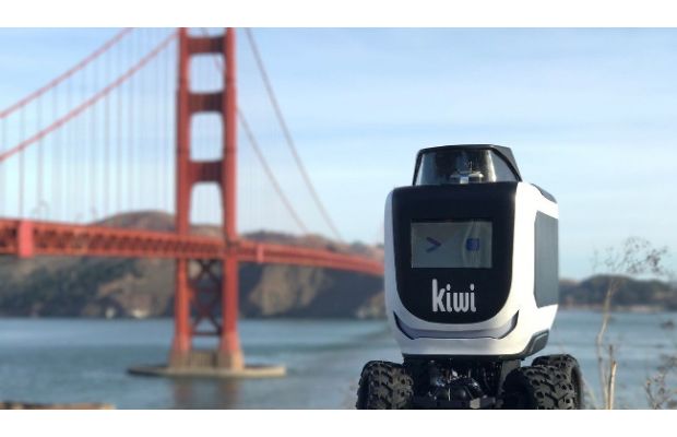 Роботы Kiwi доставляют обеды для студентов в Беркли