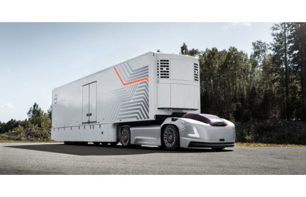 Компания Volvo представила полностью электрический автономный грузовик без кабины (+видео)