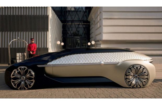 Рено представляет на Парижском автосалоне роскошный роботизированный концепт-кар EZ-Ultimo (+видео)