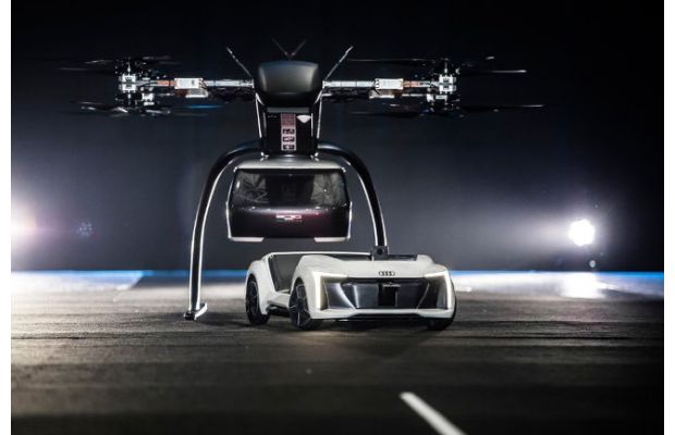 Миниатюрная концепция летающего такси Audi отправляется в полет (+видео)