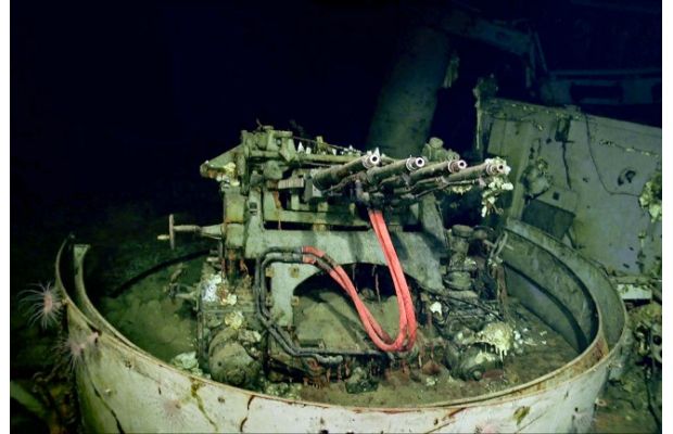 Гидролокатор дрона обнаружил авианосец Hornet, потерянный США во Второй мировой войне