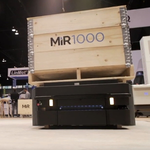 Компания Mobile Industrial Robots презентовала нового мобильного робота MiR1000 и первую в отрасли навигацию на базе AI (+видео)