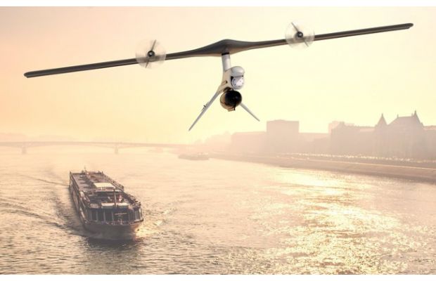 Инновационный дрон ROTORwing – его крылья одновременно работают как лопасти винта