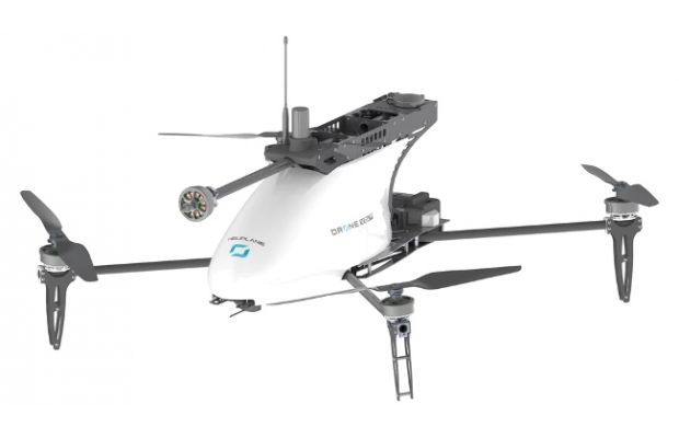 Время полета модифицированного дрона Heliplane от Drone Volt составляет 60 минут