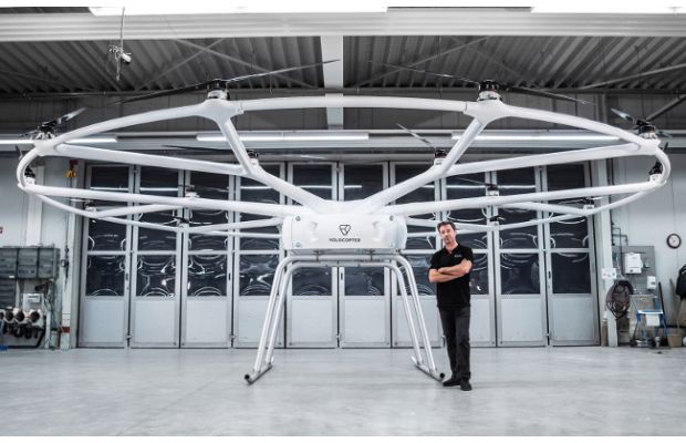 Грузовой дрон от Volocopter сможет поднимать до 200 килограммов