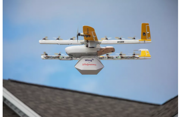 Спрос на доставку дронами Wing резко вырос на фоне вспышки COVID-19