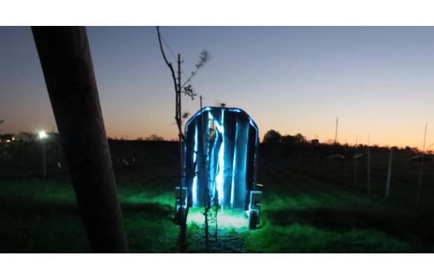 УФ-роботы помогают бороться с грибком на виноградниках