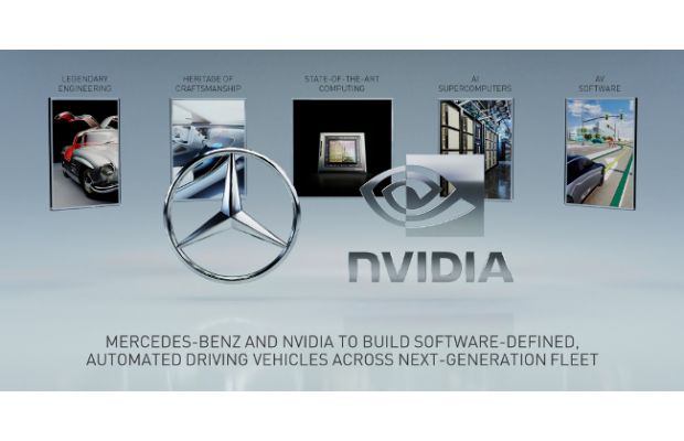 Mercedes-Benz и NVIDIA разработают программно определяемую вычислительную архитектуру для автоматизированного вождения для всего будущего парка автомобилей 
