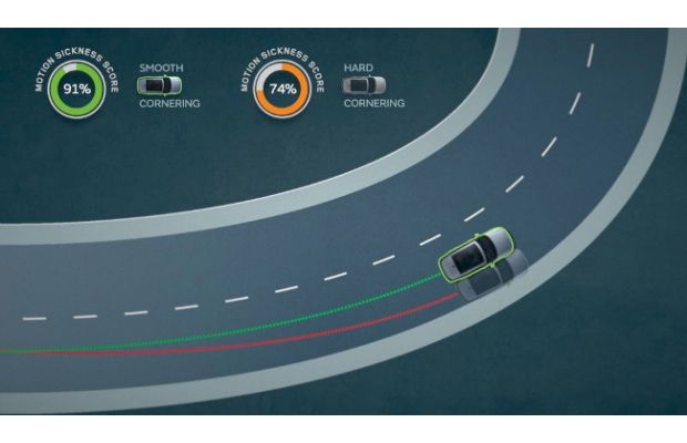 Проект Jaguar Land Rover позволит беспилотным автомобилям снизить риск укачивания пассажиров