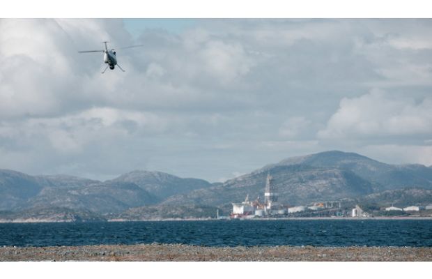 Equinor завершила первую в мире логистическую операцию по доставке груза беспилотником на морскую установку