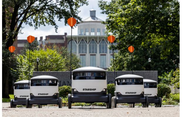 Университет Кентукки сотрудничает со Starship Technologies для доставки еды роботами