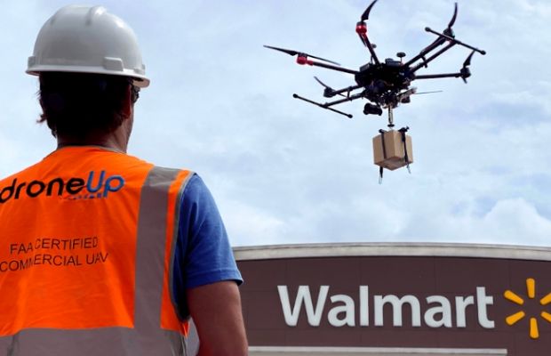 Walmart организует доставку товаров на дом с помощью беспилотника в Арканзасе