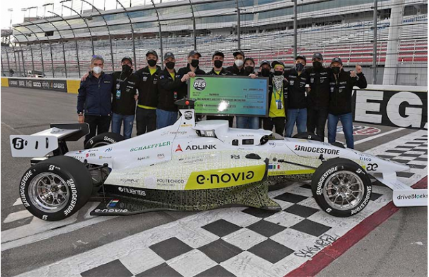 Команда Polimove выиграл гонку Autonomous Challenge на CES 2022