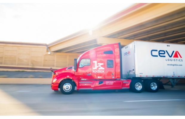 Kodiak Robotics осуществляет автономные грузоперевозки для Ceva Logistics
