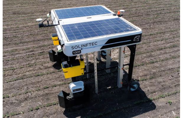 Сельскохозяйственный робот Solix Sprayer автономно ищет и уничтожает сорняки