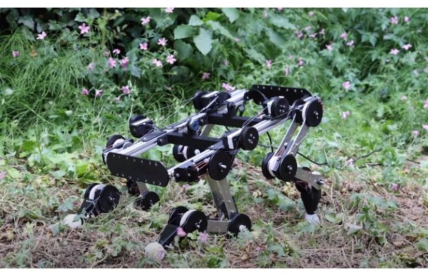 В EPFL разработали робота-собаку которая может бегать без моторов