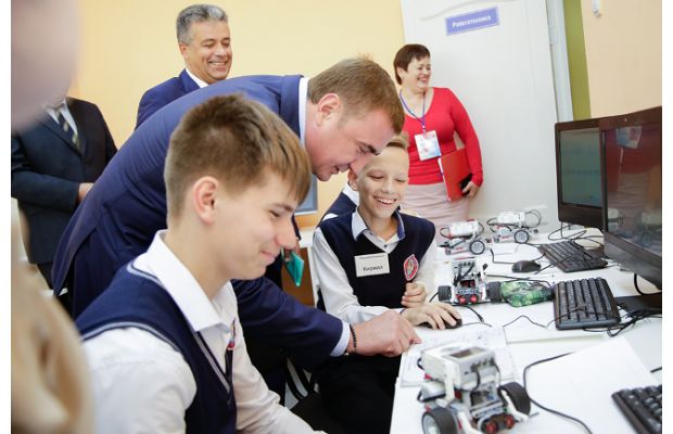 В Новомосковской школе есть собственный мини-технопарк 