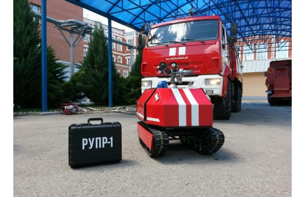 Ученые саратовского вуза создали уникального радиоуправляемого робота-пожарного