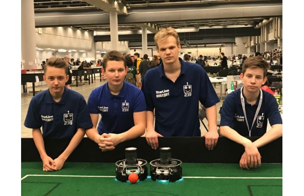 Российские роботы-футболисты побеждают на всемирном турнире RoboCup