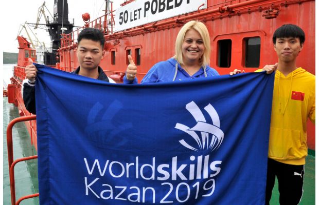 Флаг мирового чемпионата WorldSkills Kazan 2019 отправился на Северный полюс