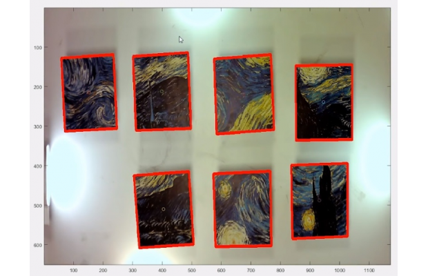 Группа роботов в ТПУ самостоятельно собрала пазл картины Ван Гога